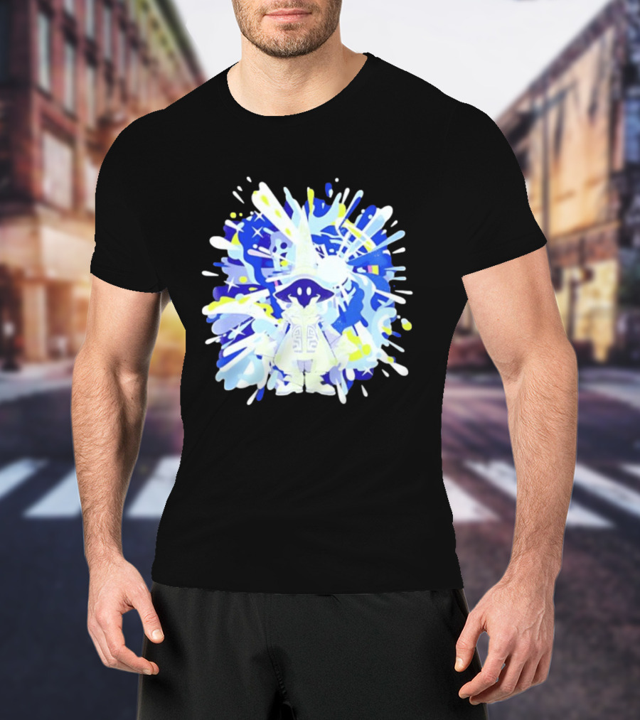Vivi Ornitier Final Fantasy Black Mage Magic Stars Explosion T-Shirt
