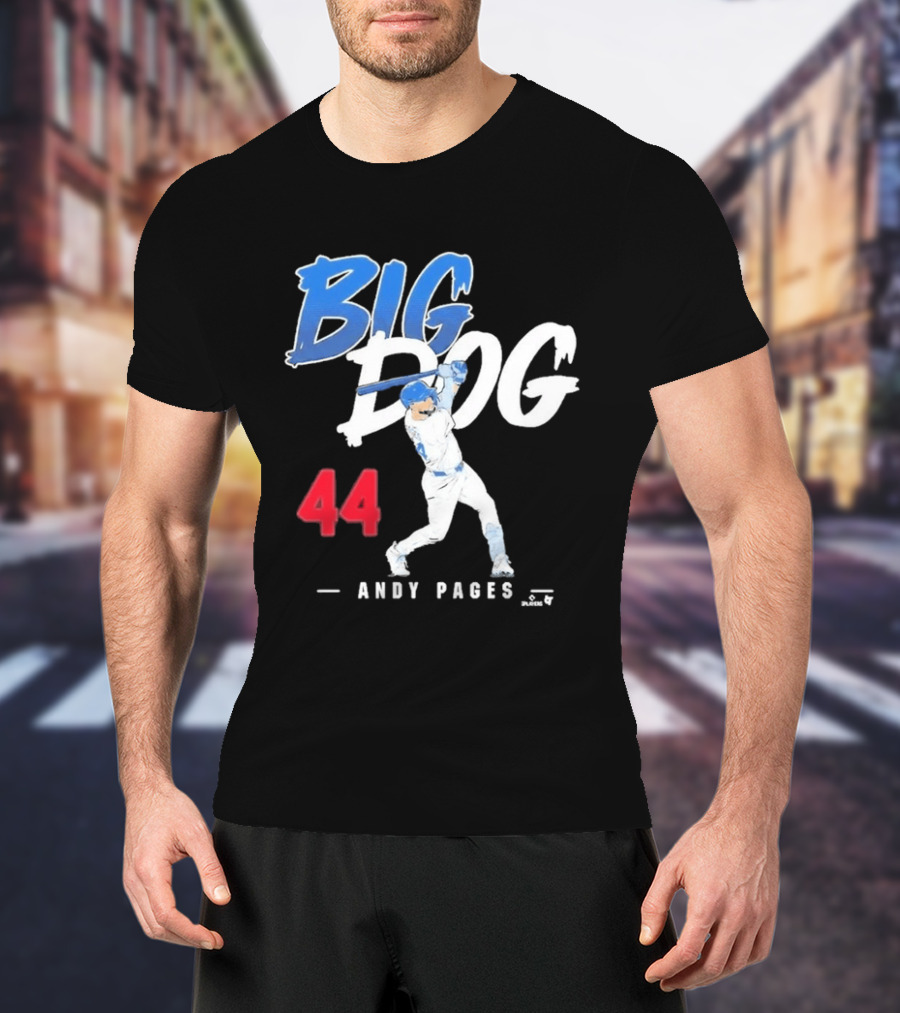 MLB Los Angeles Dodgers Andy Pages 44 Big Dog T-Shirt