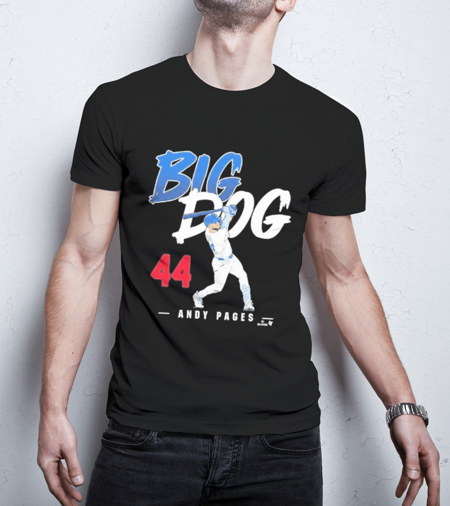 MLB Los Angeles Dodgers Andy Pages 44 Big Dog T-Shirt