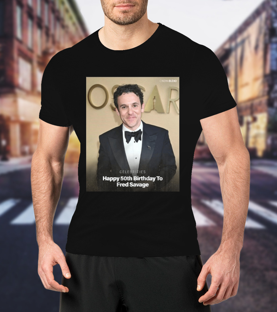 Happy 50th Birthday To Fred Savage CinemaBlend Celebrities T-Shirt