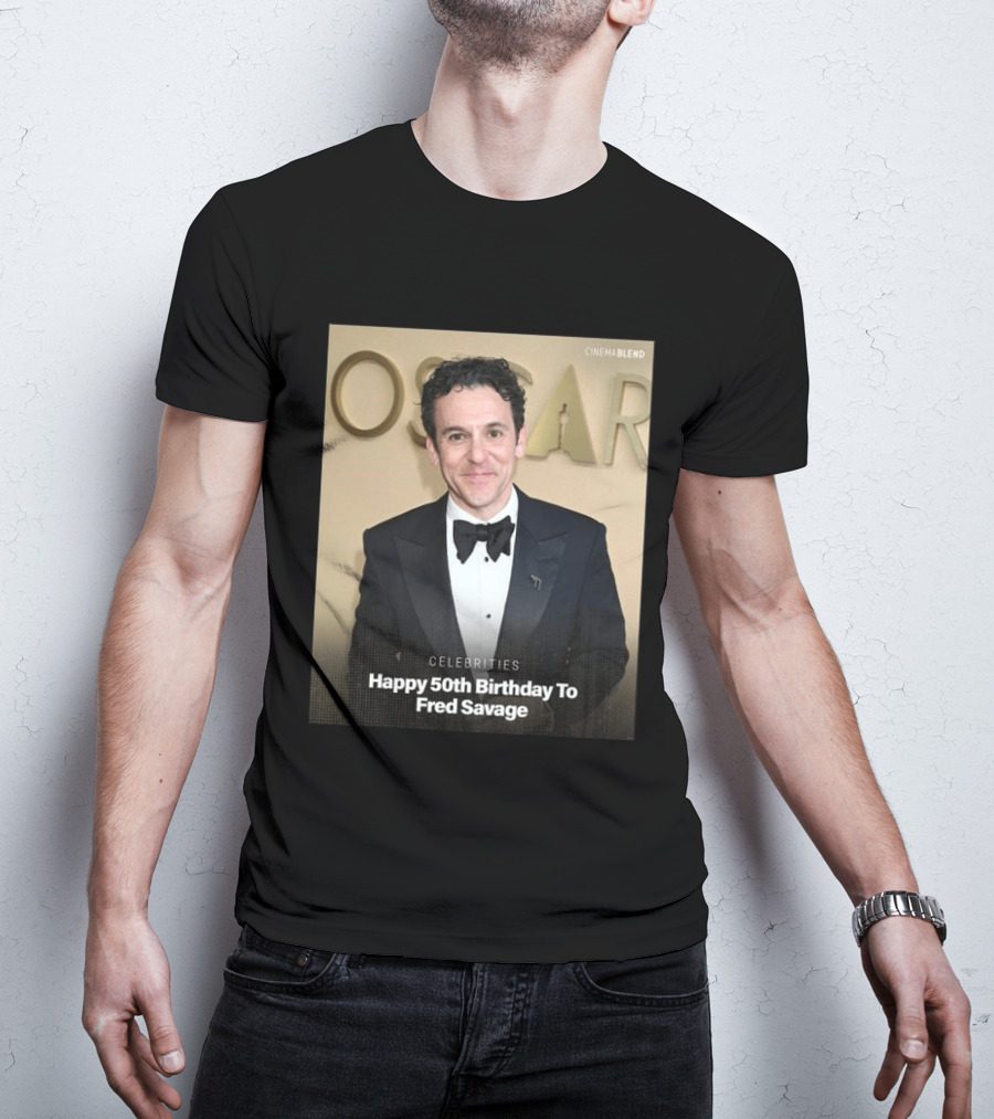 Happy 50th Birthday To Fred Savage CinemaBlend Celebrities T-Shirt