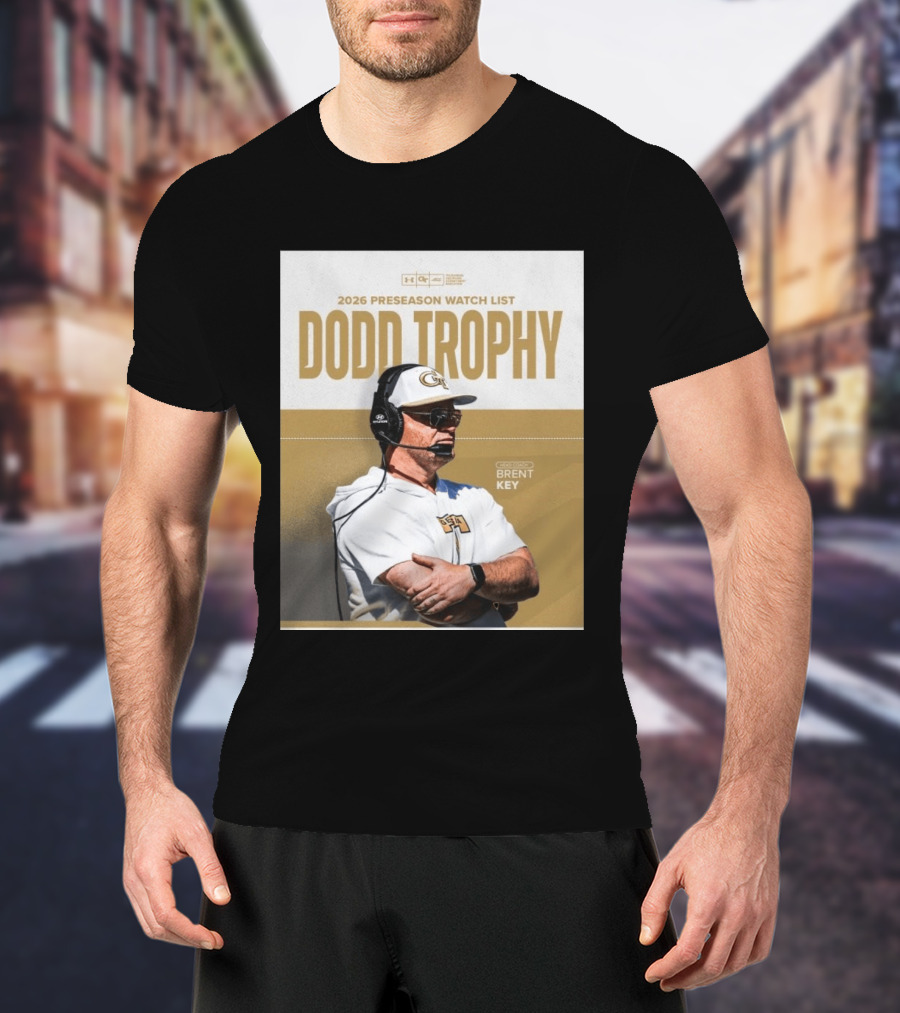 2026 Preseason List Dodd Trophy Head Coach Brent Key T-Shirt
