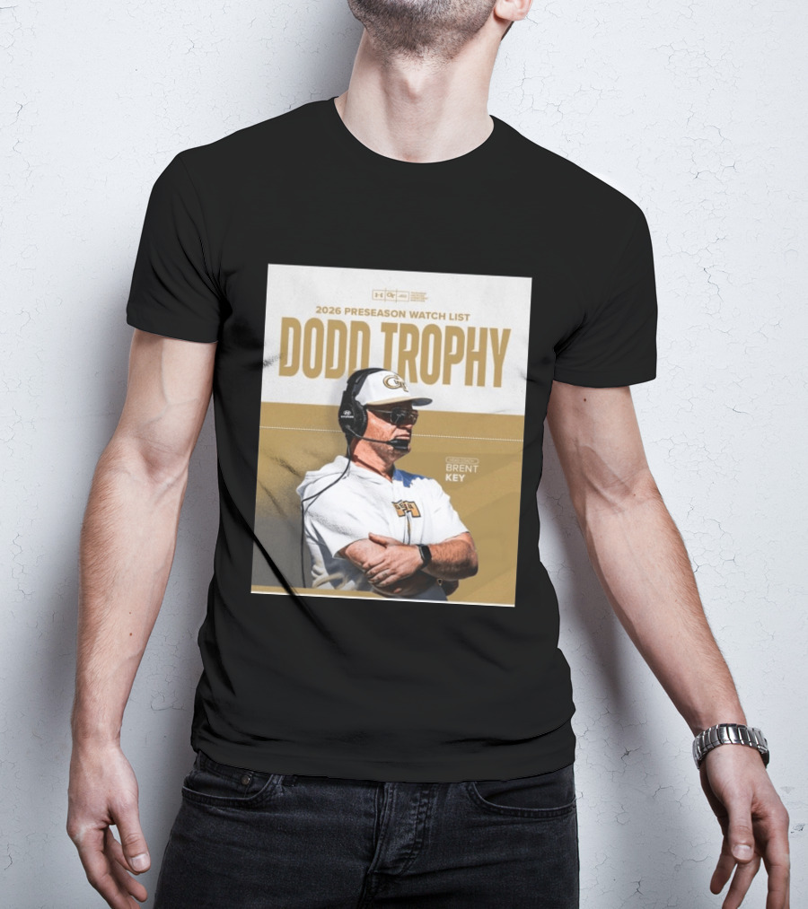 2026 Preseason List Dodd Trophy Head Coach Brent Key T-Shirt