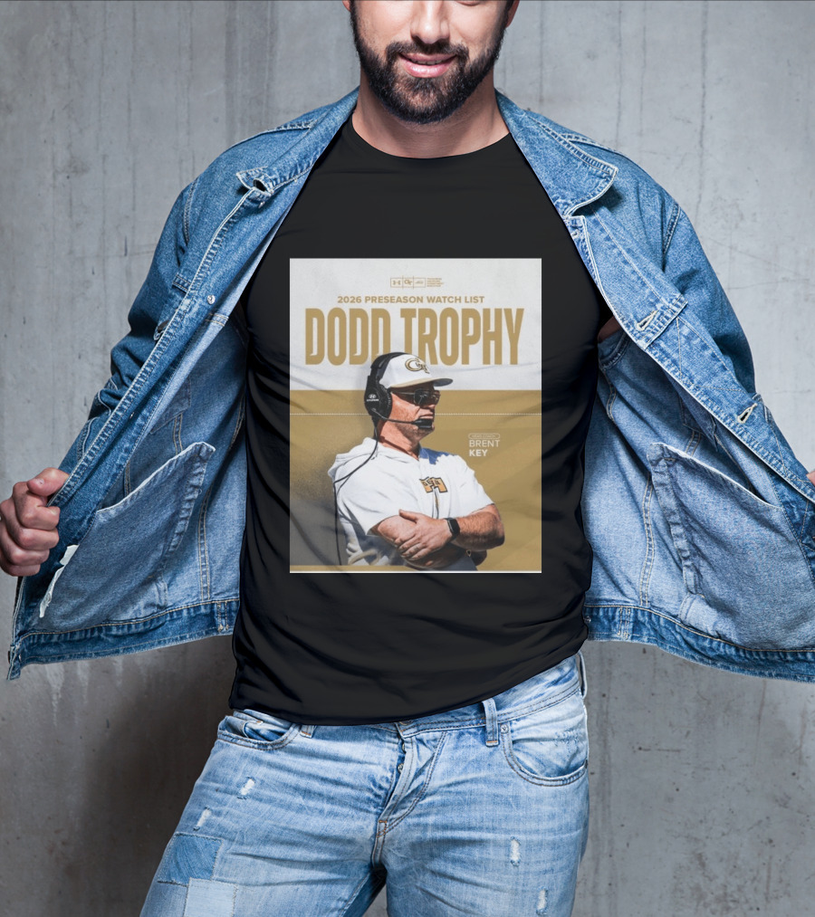 2026 Preseason List Dodd Trophy Head Coach Brent Key T-Shirt