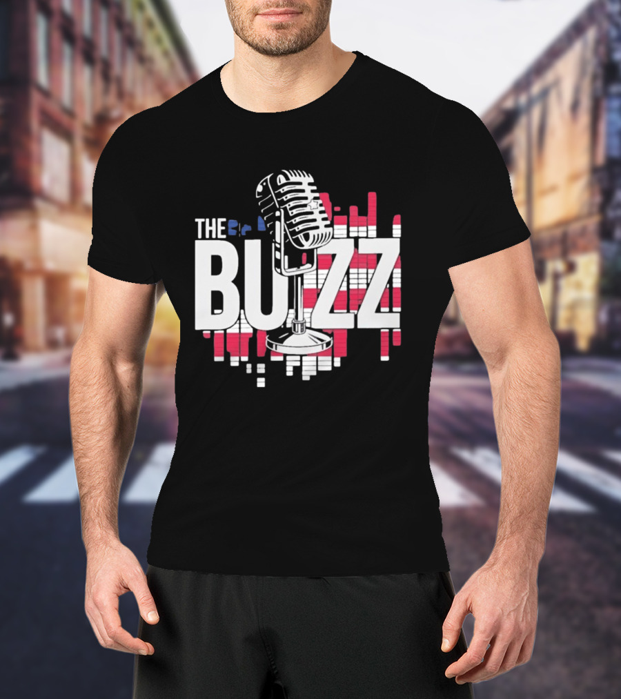 Podcast The Buzz Microphone T-Shirt