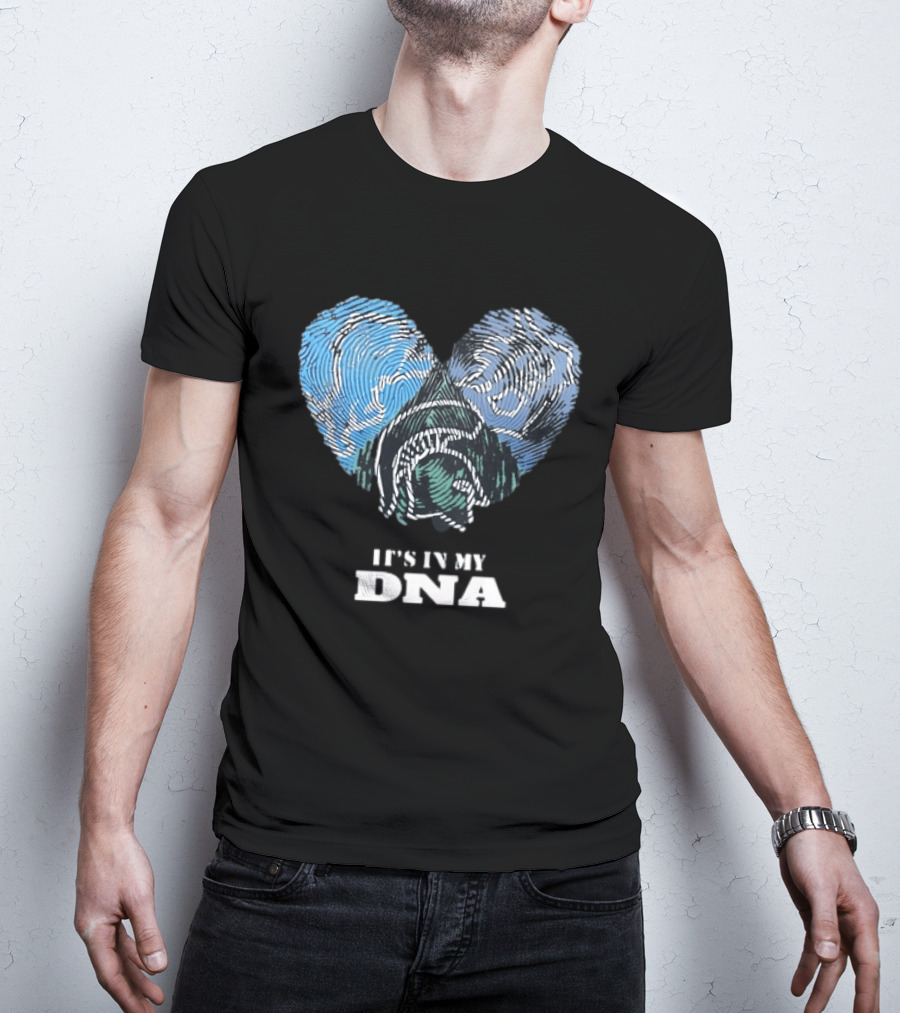Heart Fingerprint Dog Breed Lover It's In My DNA T-Shirt