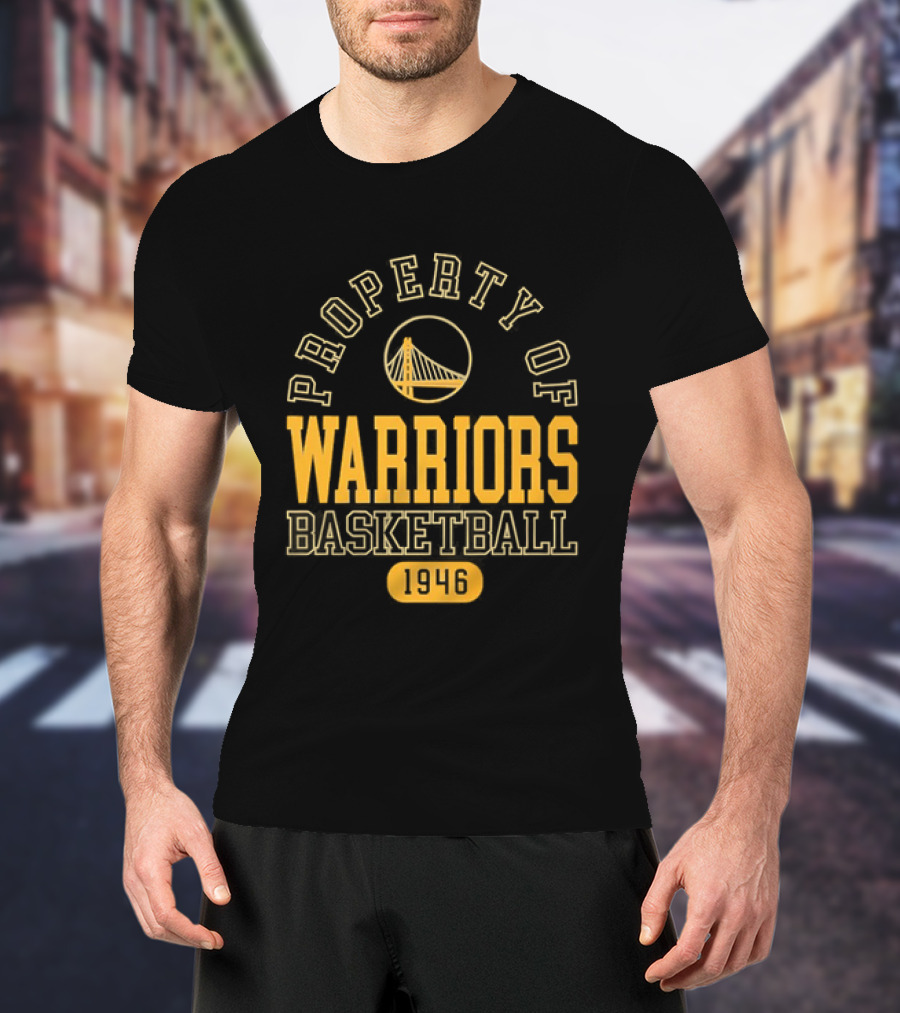 Property Of Warriors Basketball 1946 Golden State Iconic Team Heritage T-Shirt