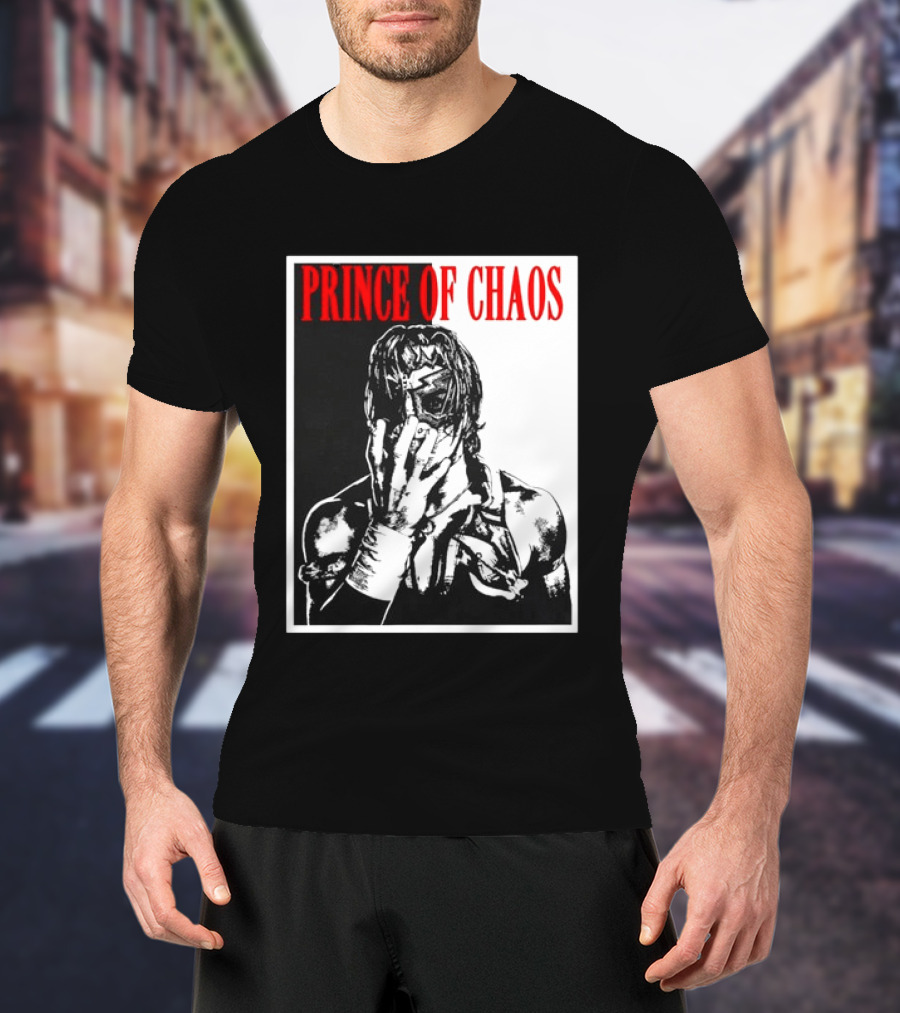 Shado Jr Prince Of Chaos Wrestling Lucha Libre Masked Wrestler T-Shirt