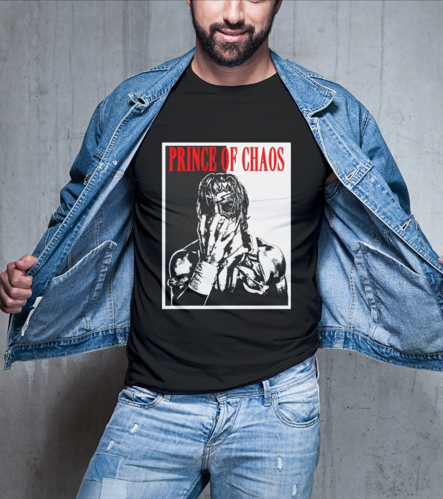 Shado Jr Prince Of Chaos Wrestling Lucha Libre Masked Wrestler T-Shirt