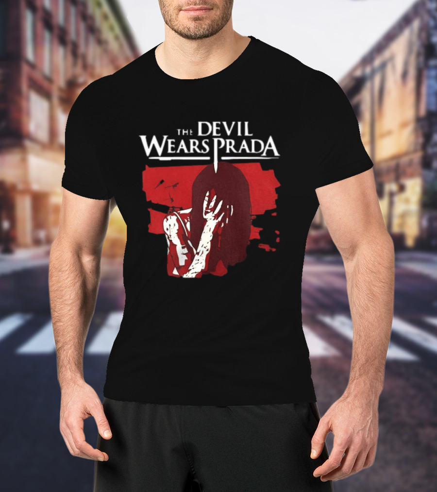 The Devil Wears Prada Crying Girl Red T-Shirt