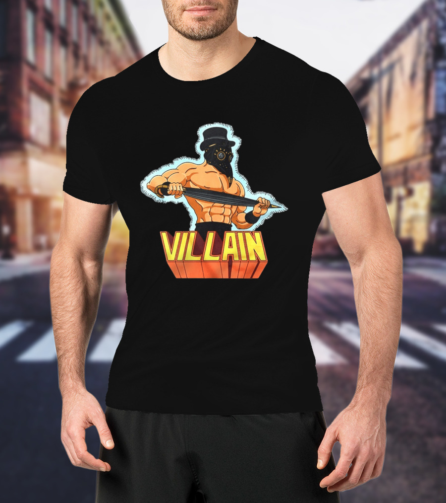 Villain Plague Doctor Warrior With Sword T-Shirt