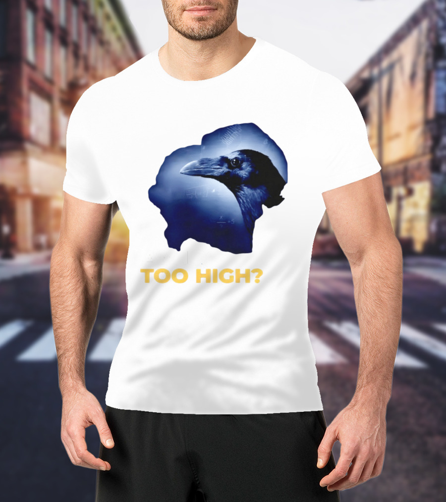 An IQ Too High Raven Sarcasm Meme T-Shirt