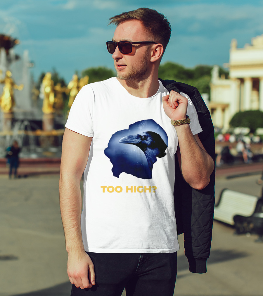 An IQ Too High Raven Sarcasm Meme T-Shirt