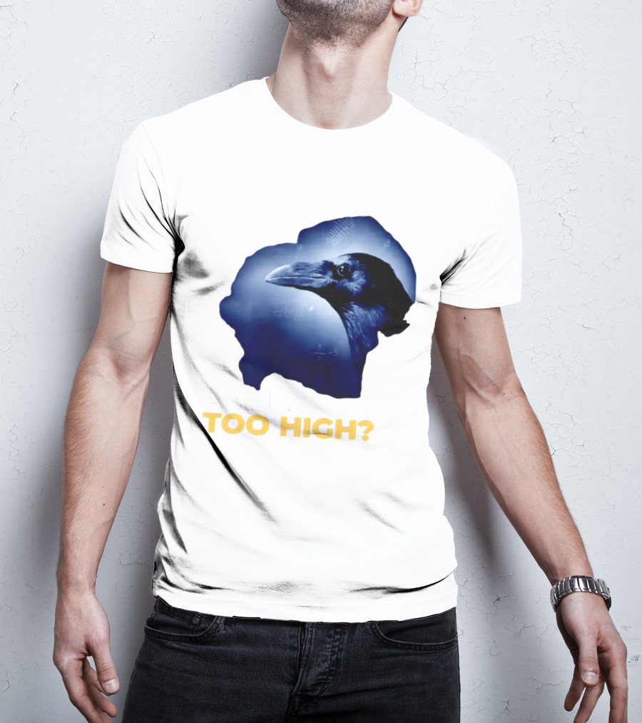 An IQ Too High Raven Sarcasm Meme T-Shirt