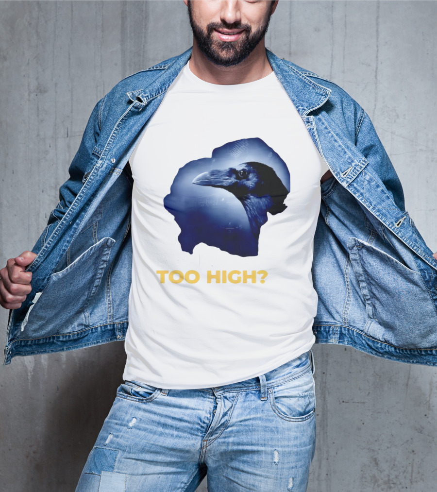 An IQ Too High Raven Sarcasm Meme T-Shirt