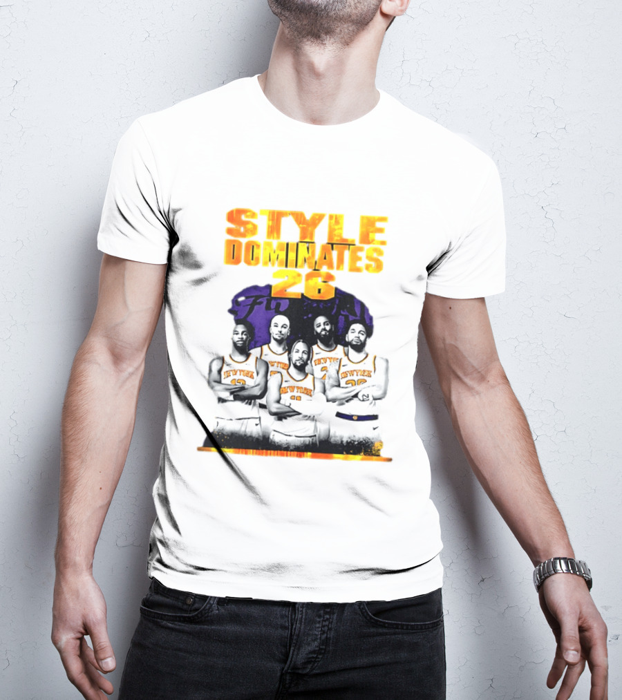 New York Knicks Basketball Style Dominates 26 T-Shirt