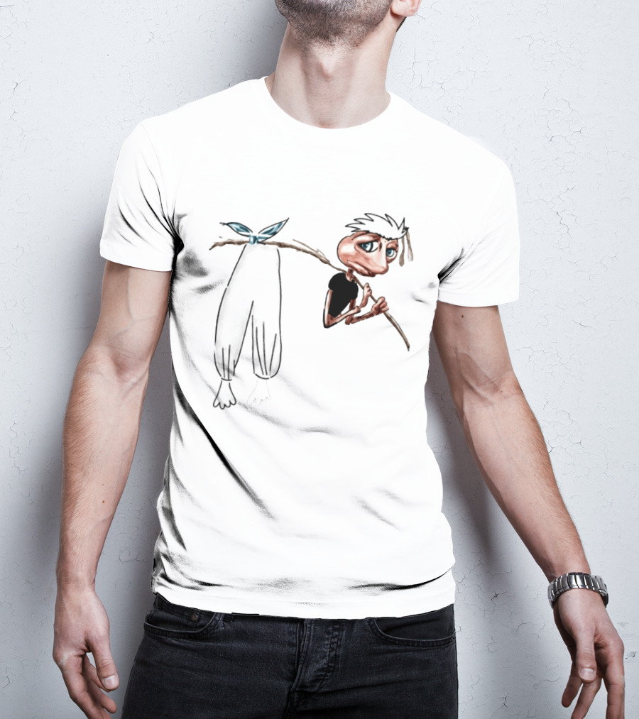 Go Jo Joe Biden Hobo Cartoon Character With Bindle And Pants T-Shirt