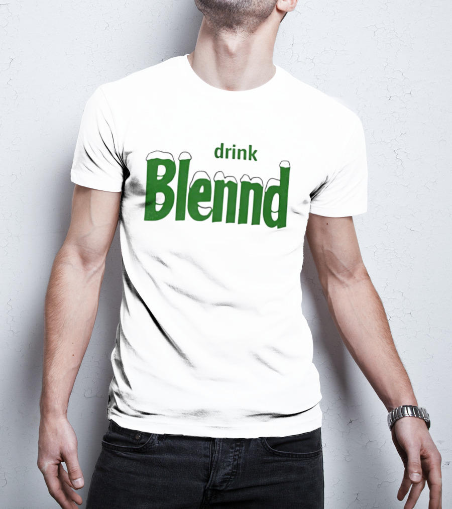 Refresh Your Routine Drink Blennd Green T-Shirt