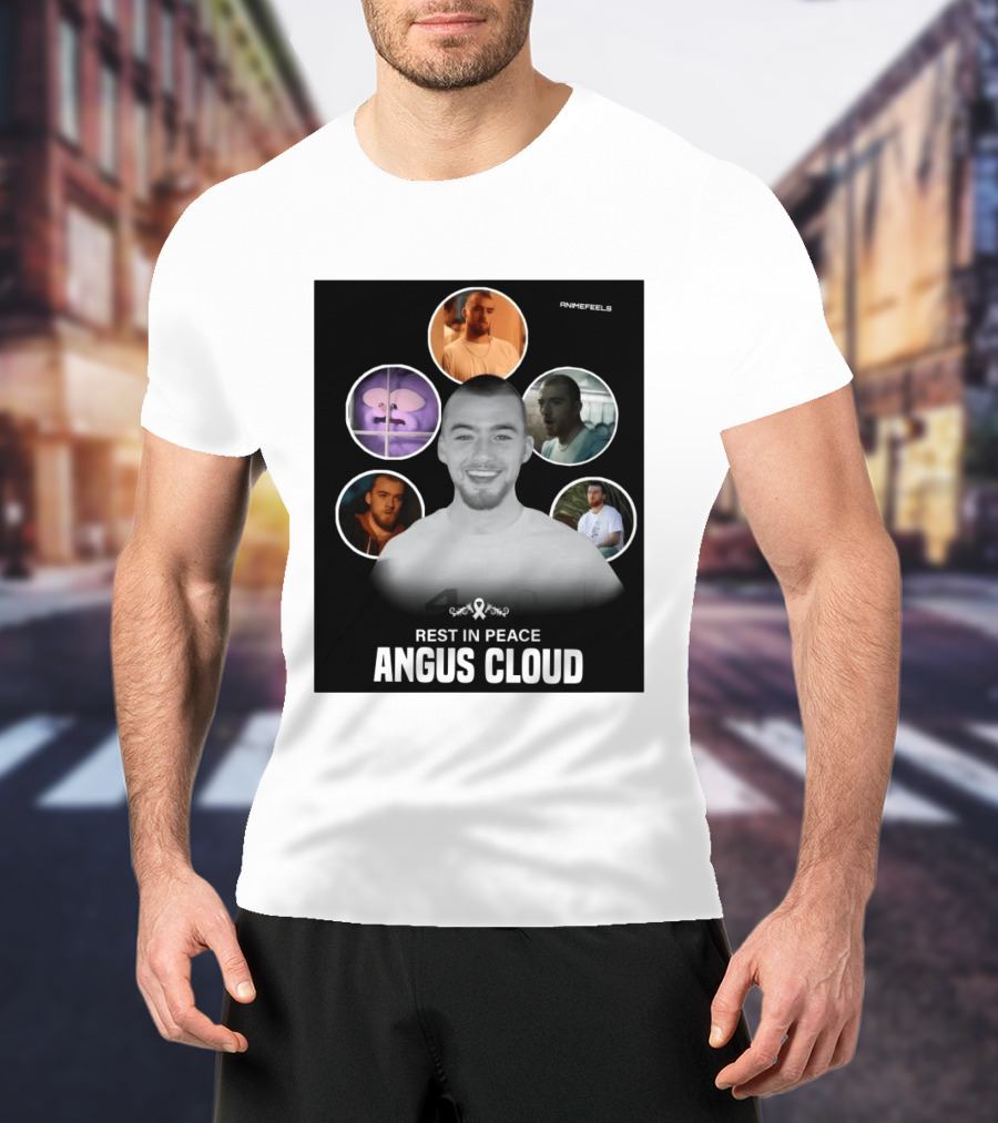 Angus Cloud Memorial Tribute AnimeFeels Rest In Peace T-Shirt