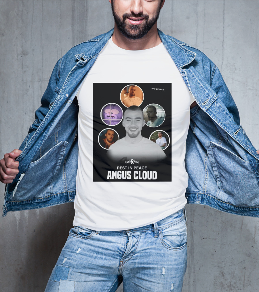 Angus Cloud Memorial Tribute AnimeFeels Rest In Peace T-Shirt