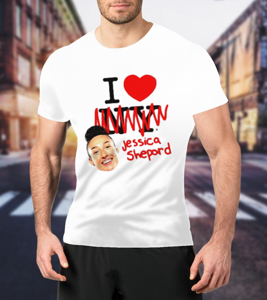 I Love NY Jessica Shepard Heartbeat T-Shirt