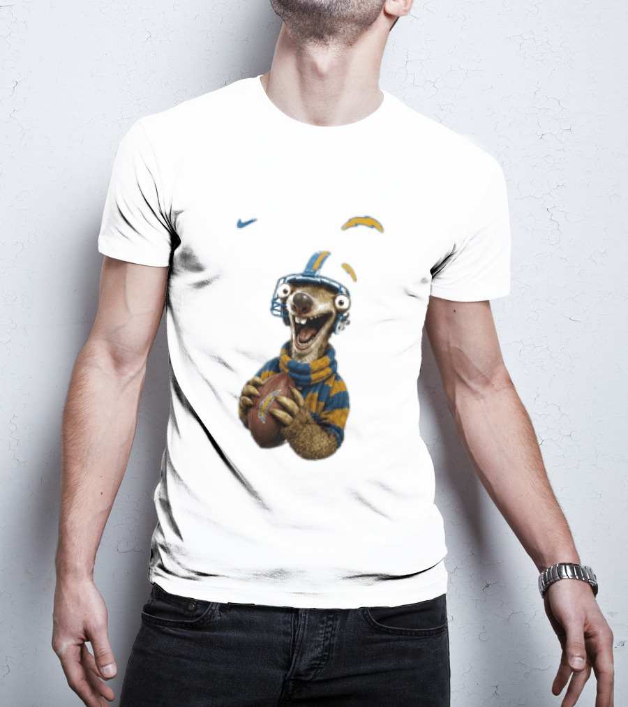 Sid Ice Age Los Angeles Chargers Football Fan Gear T-Shirt