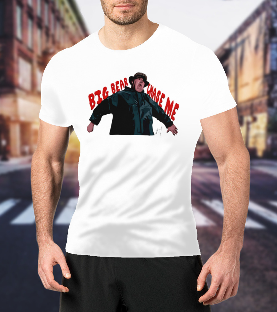 John Candy Big Bear Chase Me The Great Outdoors Movie Scene T-Shirt