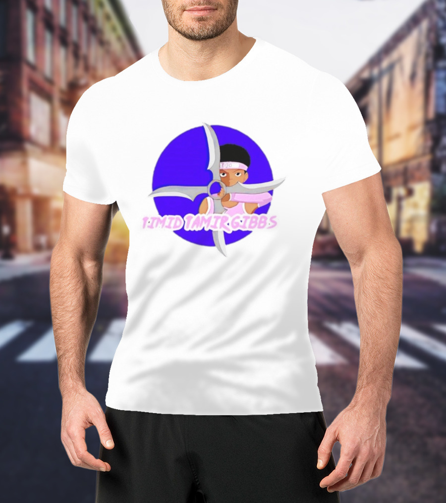 Timid Tamir Gibbs Windmill Shuriken Ninja T-Shirt