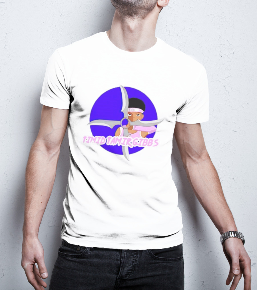 Timid Tamir Gibbs Windmill Shuriken Ninja T-Shirt