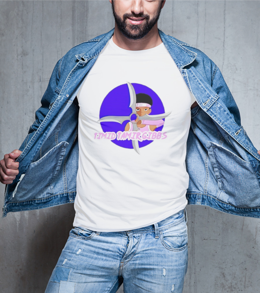 Timid Tamir Gibbs Windmill Shuriken Ninja T-Shirt