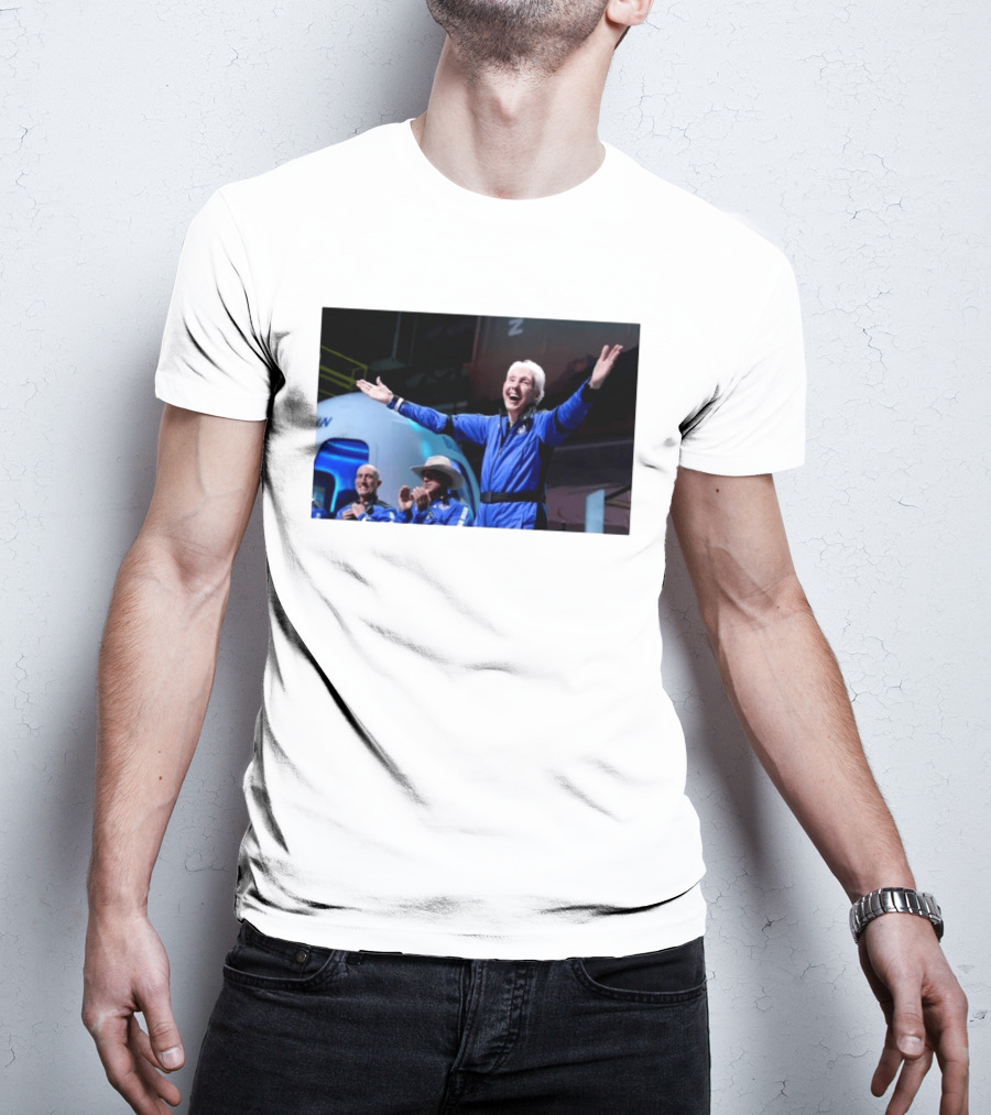 Wally Funk Age Record Space Travel Blue Origin Crew Celebration T-Shirt