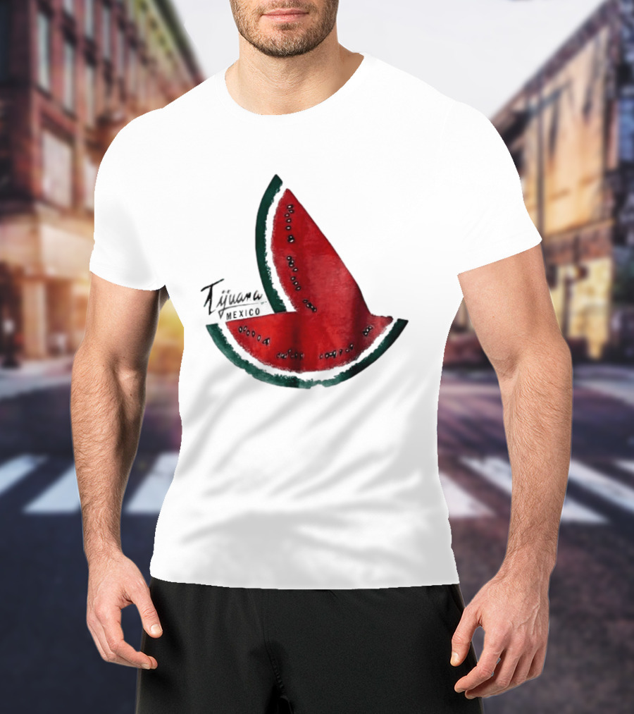 Tijuana Mexico Watermelon Summer Snack Souvenir T-Shirt