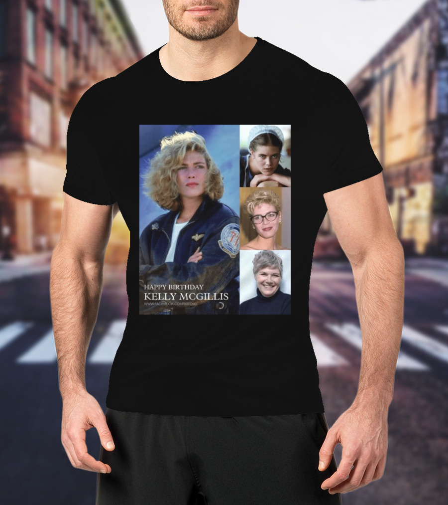 Happy Birthday Kelly McGillis Photos Compilation T-Shirt