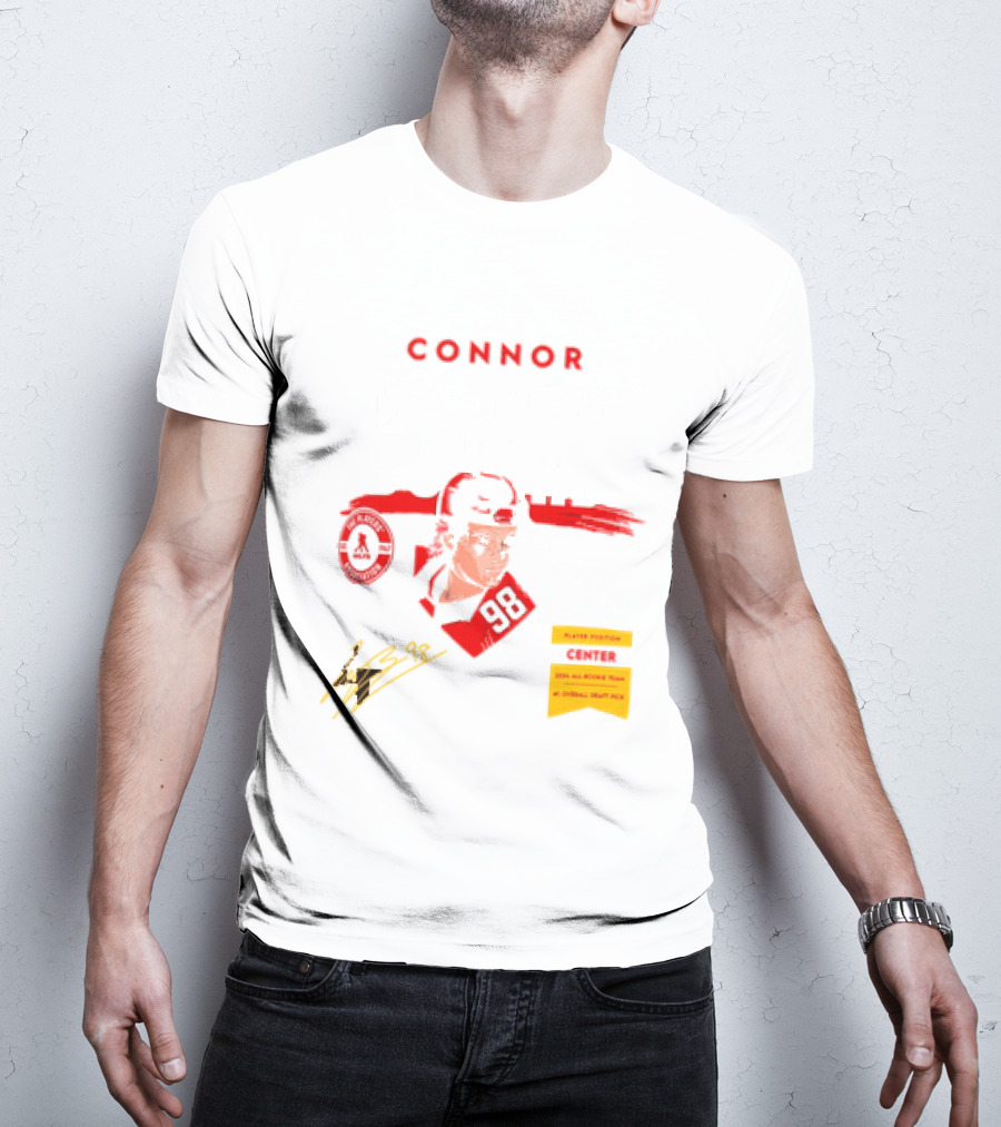 Connor Bedard Chicago Blackhawks #98 Rookie Spotlight Player Position Draft Pick T-Shirt