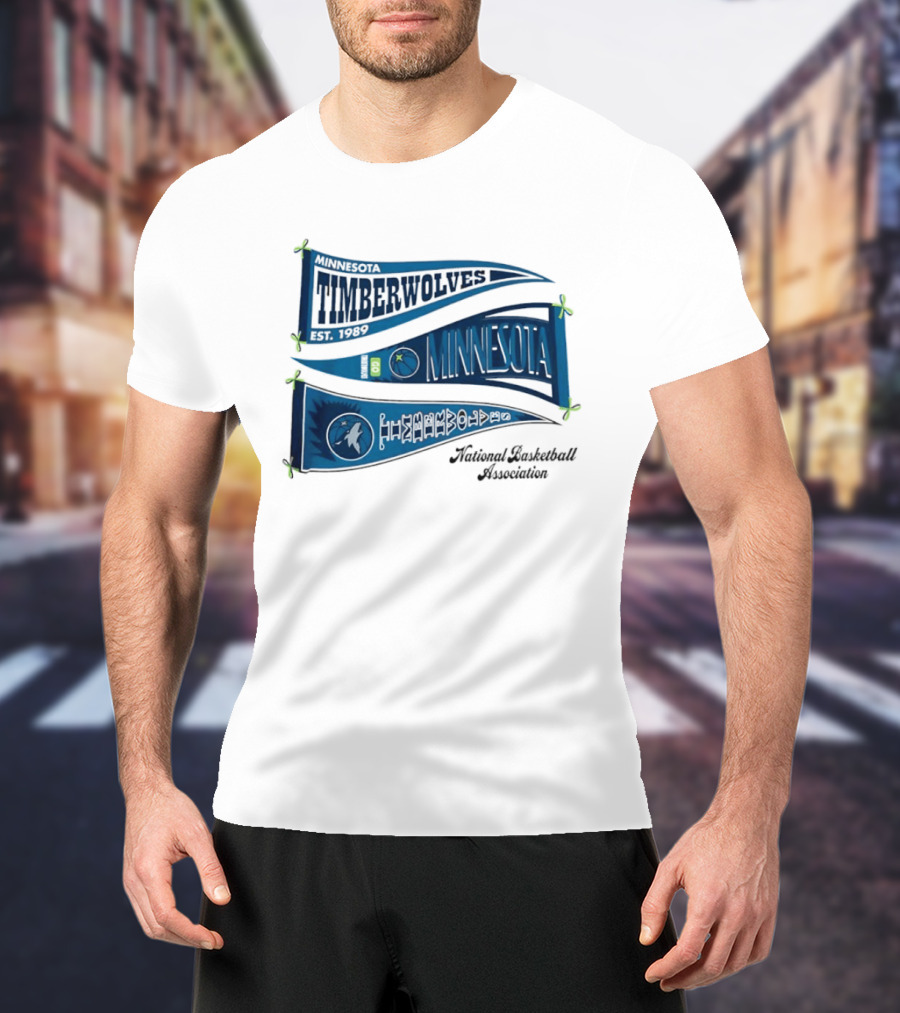 Minnesota Timberwolves NBA Pennants T-Shirt