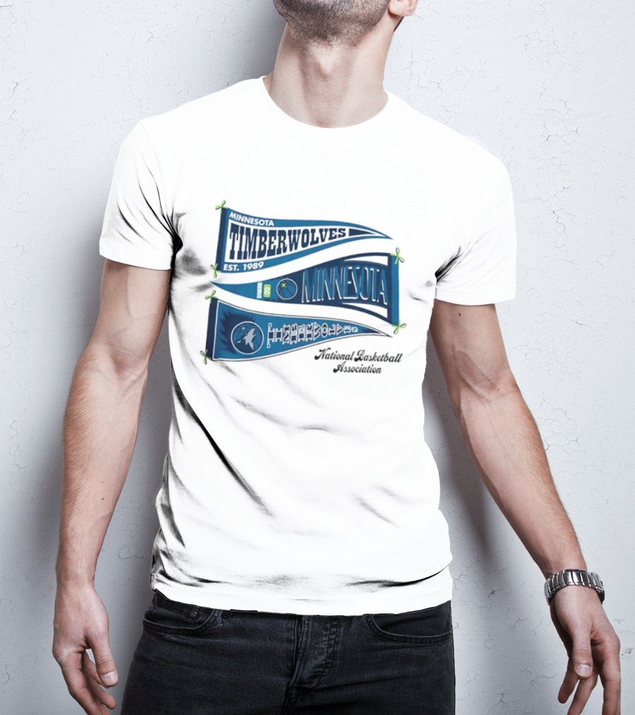 Minnesota Timberwolves NBA Pennants T-Shirt
