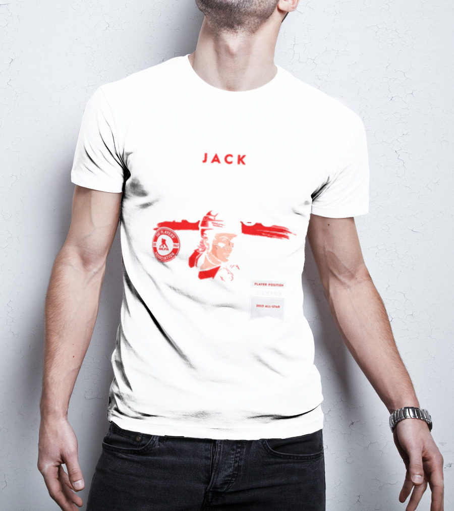 Jack Hughes New Jersey Devils Player 86 NHLPA Spotlight 2023 All Star T-Shirt