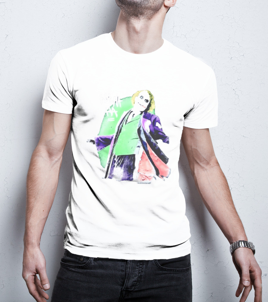 Joker The Dark Knight Ha Ha Ha Iconic Villain Laugh T-Shirt