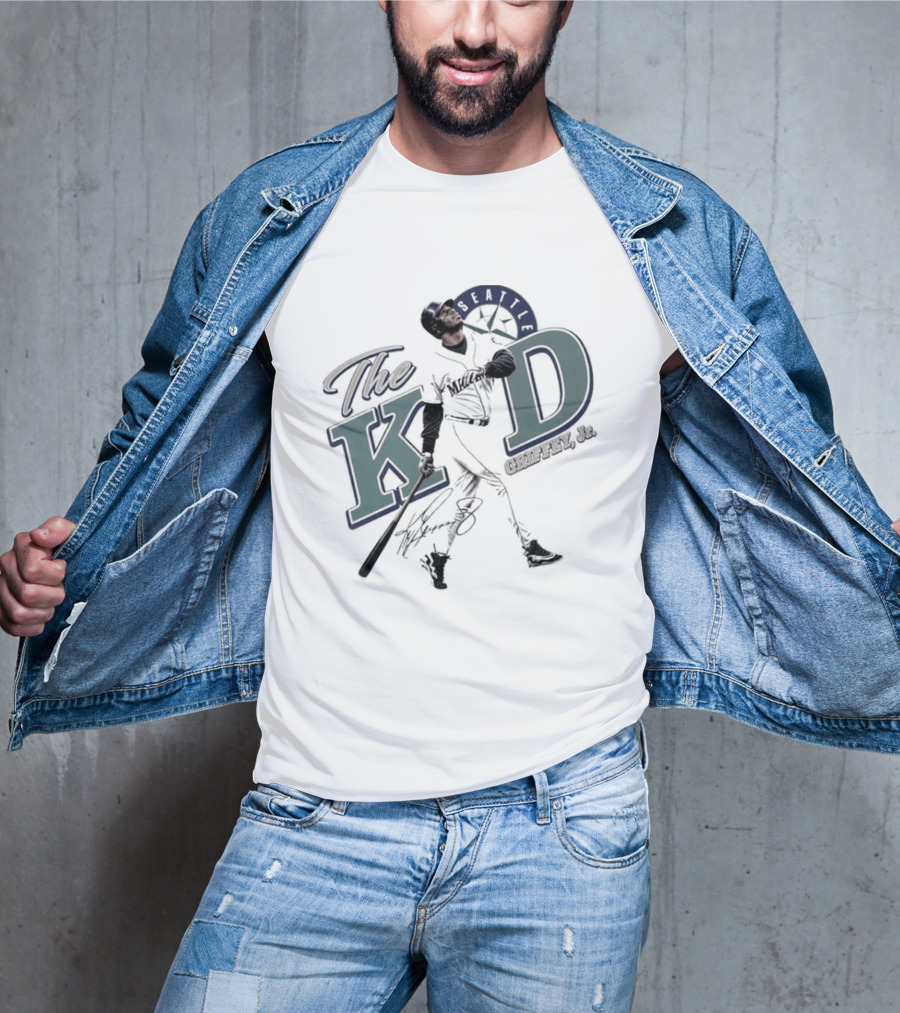 The Kid Seattle Mariners Ken Griffey Jr. Baseball T-Shirt