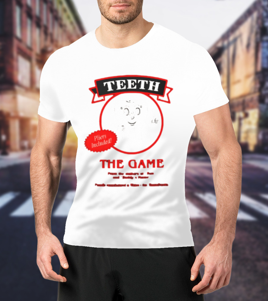 Teeth The Game Pliers Included From The Authors Of Widow's Bay Board Game T-Shirt