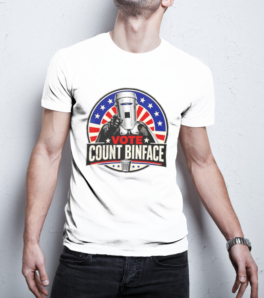 Vote Count Binface UK Politics Satirical Election T-Shirt