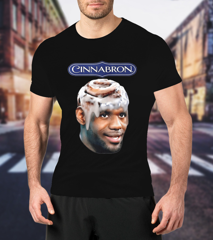 LeBron James Los Angeles Lakers Cinnabron Cinnamon Roll Meme T-Shirt