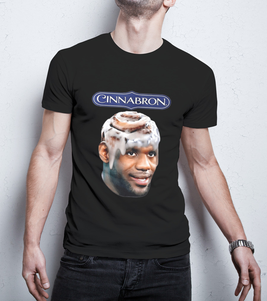 LeBron James Los Angeles Lakers Cinnabron Cinnamon Roll Meme T-Shirt