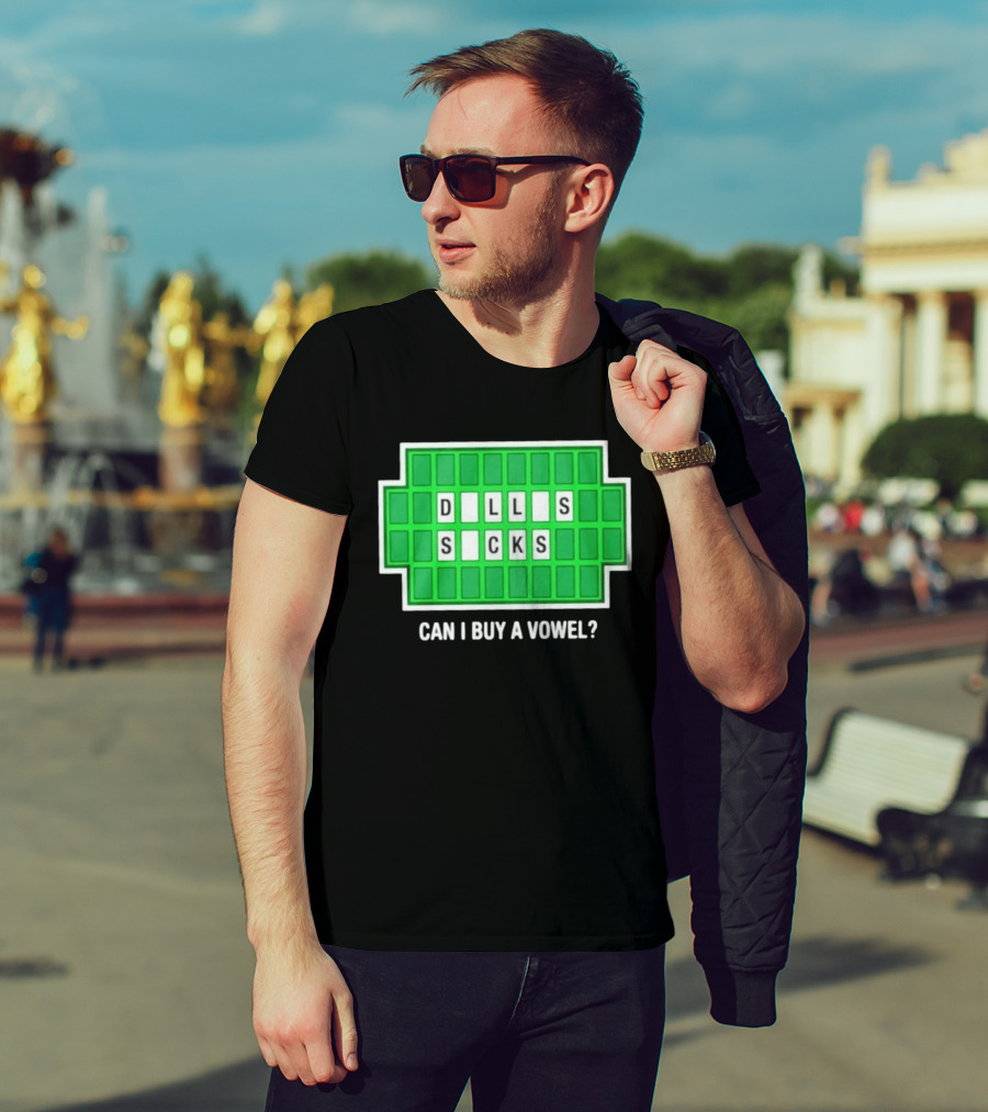 Dalls Scks Can I Buy A Vowel Game Show T-Shirt