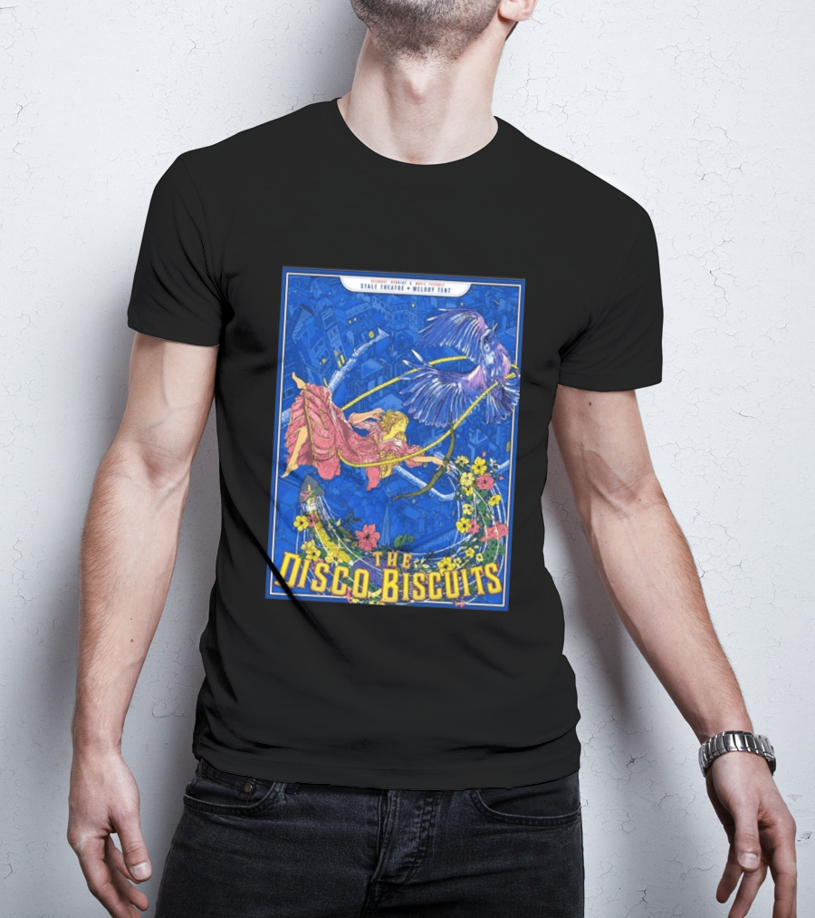 The Disco Biscuits July 11 2026 Jeezum Crow Music Festival Vermont Tour Stale Theatre Melody Tent T-Shirt