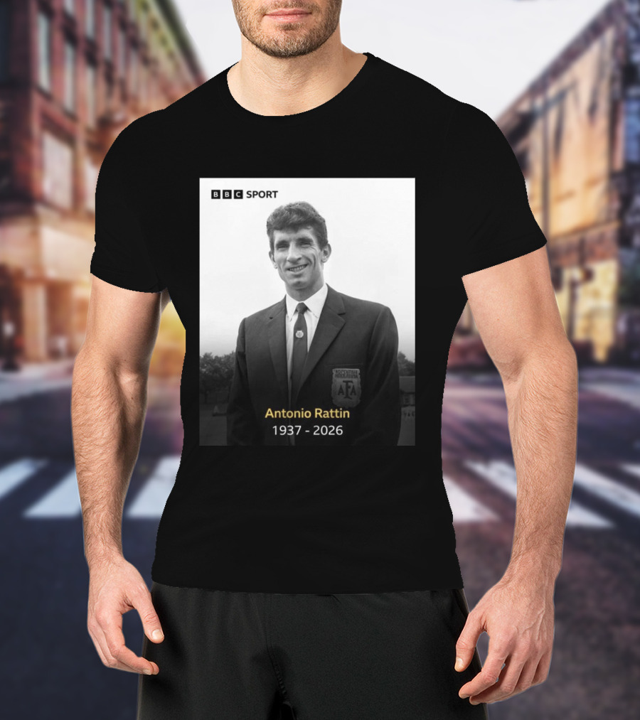 BBC Sport Antonio Rattín 1937 2026 Argentina AFA T-Shirt