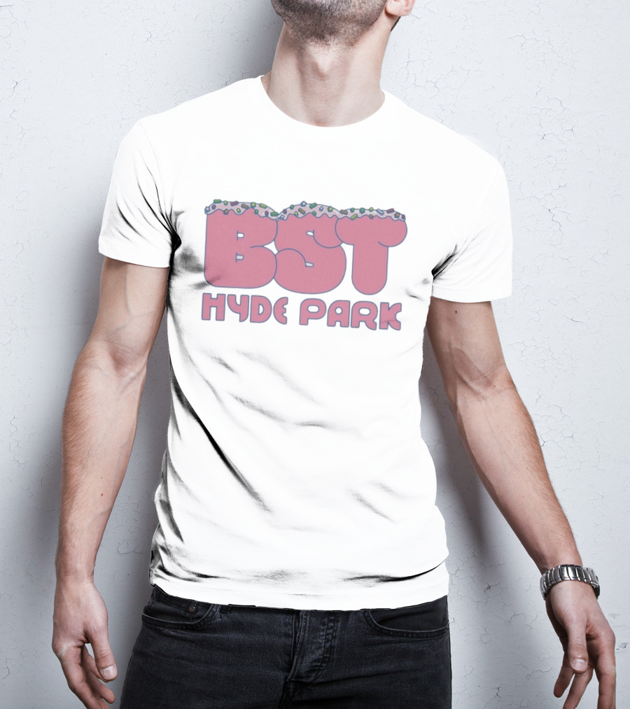 BST Hyde Park 2026 X Lewis Capaldi 12th July Event Pink Frosted Sprinkles T-Shirt