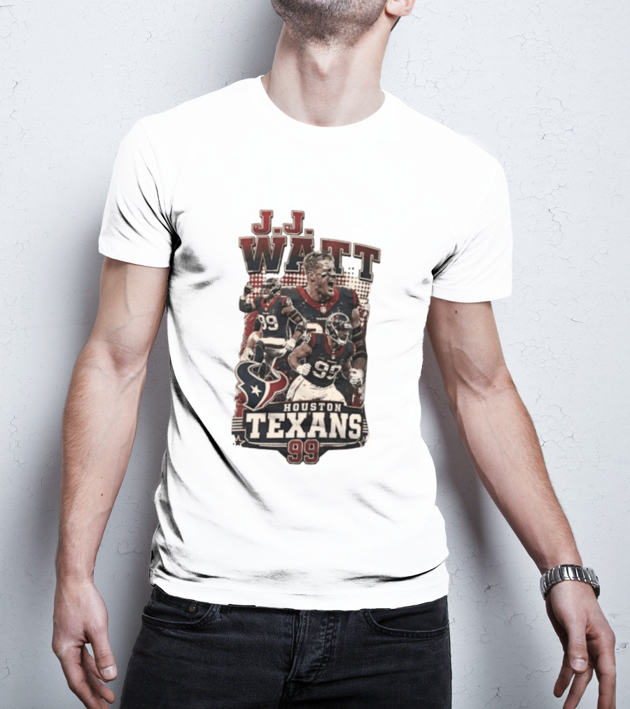 J.J. Watt Houston Texans 99 NFL Football Player T-Shirt
