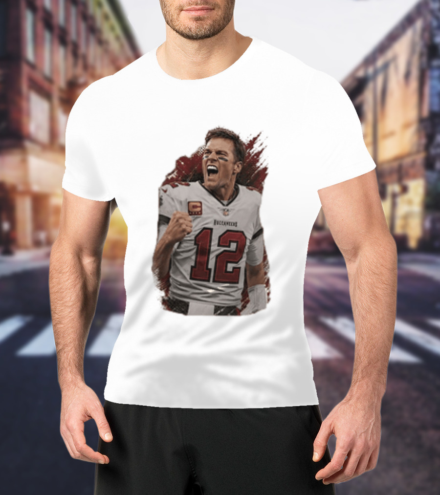 Tampa Bay Buccaneers Tom Brady Number 12 NFL Legend T-Shirt