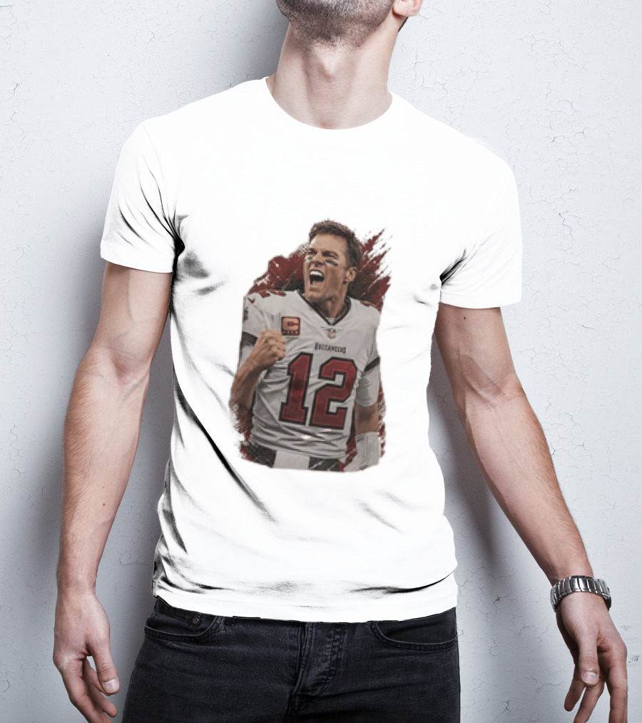 Tampa Bay Buccaneers Tom Brady Number 12 NFL Legend T-Shirt